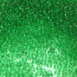 Rocaille 6/0 Czech seed beads - Transparent Green 50100-10 gram