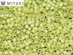 Miyuki Delica 11/0  Frosted Opaque Glazed  Seaweed  AB  DB2309- 5 gram
