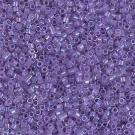 Miyuki Delica 11/0 SPKL Purple Lined Opal AB  DB1753 - 5 gram