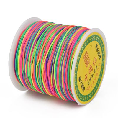 Sznurek do shamballa  0,8mm Colorful - nylon - 1 m
