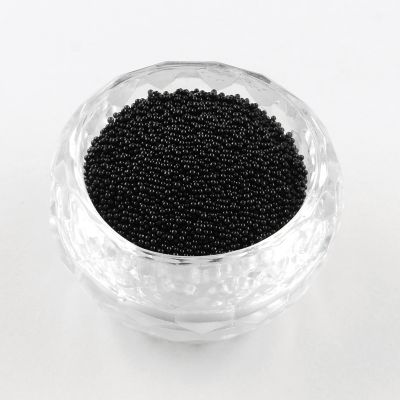 Bulion szklany  MIKROKULKI 0,6-0,8 mm Black   - 15 gram