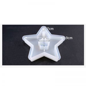 Silikonové formy pro pryskyřici  STAR 69x57x12mm - 1 ks