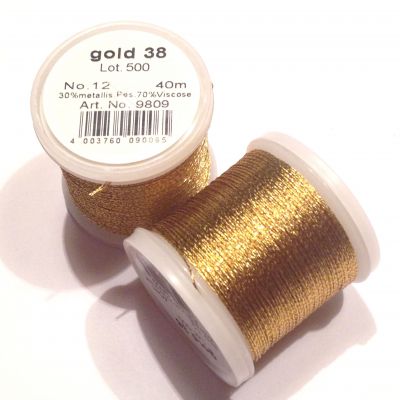 MADEIRA Metalic 12 - GOLD-col. 38 - nawój 40 m - 1 szt