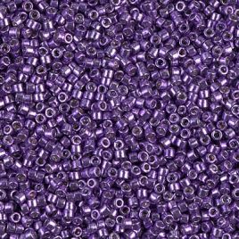 Miyuki Delica 11/0   DB0430 - Galvanized Dark Lilac  - 5 gram