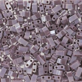 Miyuki Half Tila Beads HTL0437 - Opaque Mauve Luster - 5 gram ok.125 szt.