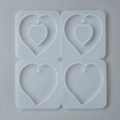Forma silikonowa Heart - pełne 13x46x8 mm - 1 szt