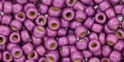 Beads Toho Round 8/0 Permafinish - Matte Galvanized Sugar Plum TR-08-PF580F -10 gram