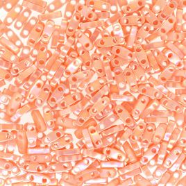 Miyuki Quarter Tila Beads Opaque Salmon Luster QTL0596 - 5 gram