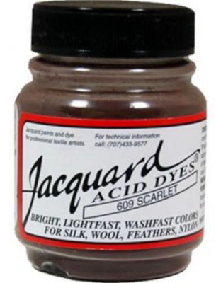 Barwnik do wełny i jedwabiu Jacquard Acid Dyes 609 SCARLET- 14 gram - 1 op