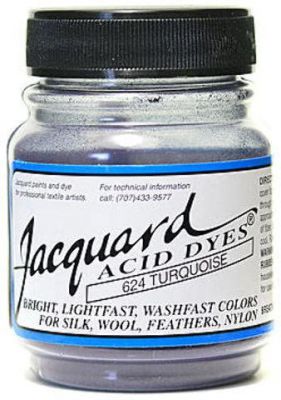 Barwnik do wełny i jedwabiu Jacquard Acid Dyes 624 TURQUOISE - 14 gram - 1 op