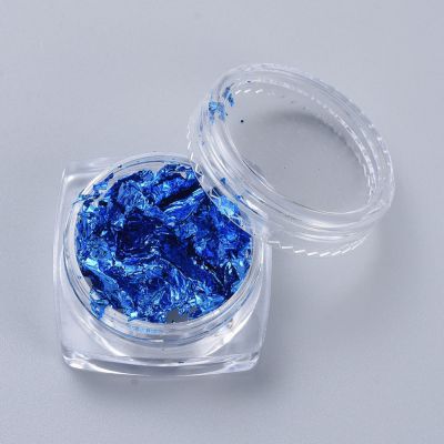 Folia met. ultra cienka kawałki royal blue  poj.2.9x1.6 - 1 szt