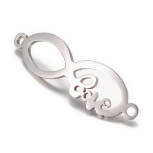Stainless Steel Links, INFINITY ,31.5x9x1mm -1 pc