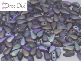 DropDuo® 3x6 mm Crystal Copper Rainbow Matted - 20 szt