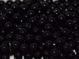 RounDuo® Beads 5 mm (2 hole) JET - 10 szt