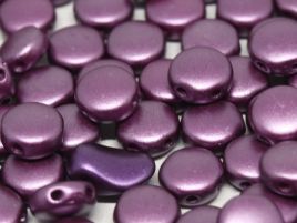 DiscDuo® Beads 6x4mm Alabaster Pastel Bordeaux (2 hole) - 10 szt