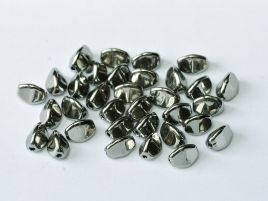 Pinch Beads 5x3mm Crystal Full Chrome- 5 g (ok.60 szt.)