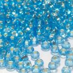 Rocaille 8/0 Czech seed beads - Silver Lined Lt. Blue 67000 - 10 gram