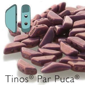 Tinos® Par Puca® 4x10 mm Opaque Mix Amethyst Gold Luster - 5 gr