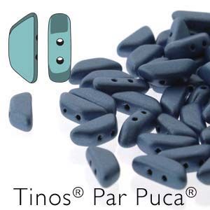 Tinos® Par Puca® 4x10 mm Metallic Mat Blue - 5 gr