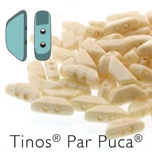 Tinos® Par Puca® 4x10 mm OpaqueBeige Luster - 5 gr