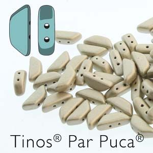 Tinos® Par Puca® 4x10 mm Metallic Mat Beige - 5 gr