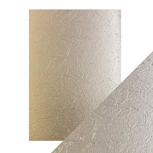 Papier A4 - Luxury Embosed Card  240gr - Golden Leaves-  1 szt