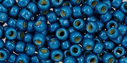 Beads Toho Round 8/0 Permafinish -Matte Galvanized Turkish Blue TR-08-PF584F -10 gram