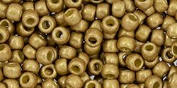 Beads Toho Round 8/0 Permafinish - Matte Galvanized Golden Fleece TR-08-PF592F-10 gram