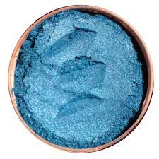Barwnik, Mika,pigment - SILKY BLUE - metaliczny perłowy -  puder -  5 gram