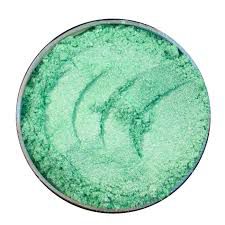 Barwnik, Mika,pigment - SHIMMER GREEN - metaliczny perłowy -  puder -  5 gram