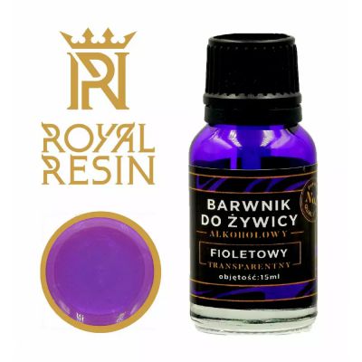 Barwnik alkoholowy do żywicy epoksydowej Royal Resin FIOLETOWY  15 ml