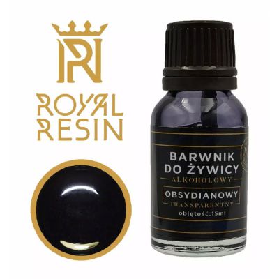 Barwnik - Tusz alkoholowy do żywicy epoksydowej Royal Resin OBSYDIAN  15 ml