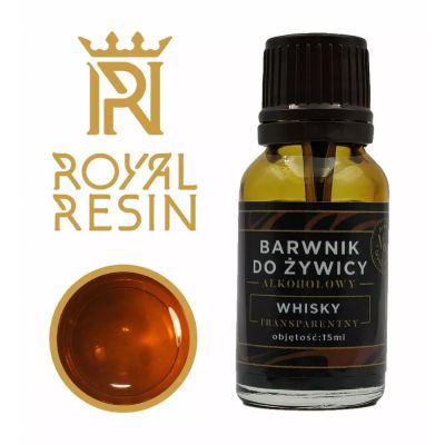 Barwnik alkoholowy do żywicy epoksydowej Royal Resin WHISKY  15 ml