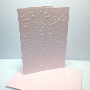 Baza kartki A6 LEAVS wytłaczany wzór : 10,5x14 cm pearl milky amethyst ( 220g)