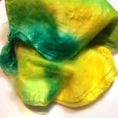 Chusteczki jedwabne -Silk Hankies – barwione 3 szt (ok 1.6-1.9 gram) LADY CITRON - 1 op