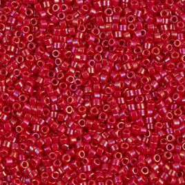 Miyuki Delica 15/0 Opaque Red Luster  DBS0214   - 5 gram