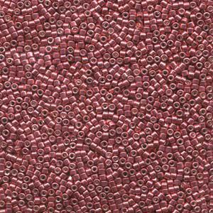 Koraliki Miyuki Delica 11/0 Galvanized Lt.Cranberry  DB0428 - 5 gram