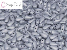 DropDuo® 3x6 mm Crystal Labrador Full Matted - 20 szt