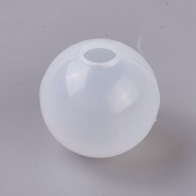 Forma silikonowa do żywicy Round, 25mm (27x28mm, otw:: 10mm) - 1 szt