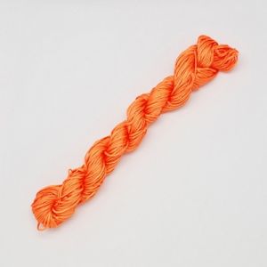 Sznurek Shamballa/Makrama 1 mm Orange ~22 m