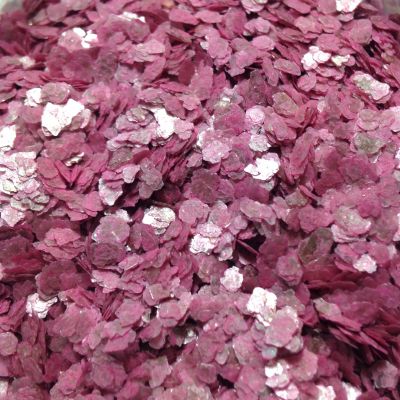 Mika w płatkach jasno fioletowa(purpurowa) (płatki 1-3 mm) - 5 gram