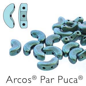 Arcos® Par Puca® 5x10mm METALLIC MAT GREEN TORQUOISE - 5 gram