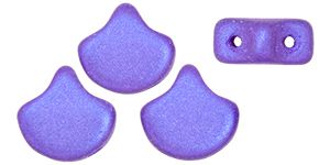 Perlen Ginko 7,5 mm Chatoyant - Violet - 20 pc