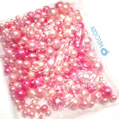 Koraliki Preciosa Pearl Mix ( perełki)– Pink -  250 gram