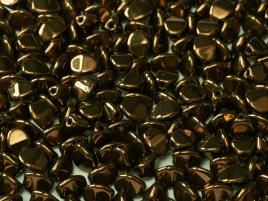 Pinch Beads 5x3mm Jet Bronze 14415 - 5 g (ok.60 szt.)