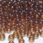 Rocaille 7/0 Czech seed beads - Transparent Luster Dark Beer 10090 - 10 gram