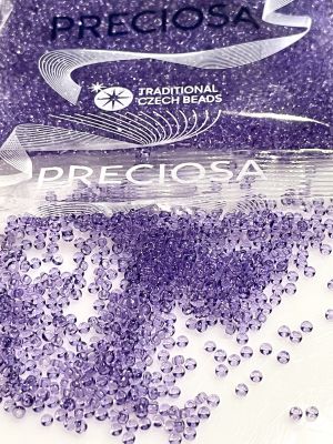 Koraliki Rocaille 11/0 Preciosa Czech seed beads - Transparent Violet - 10 gram