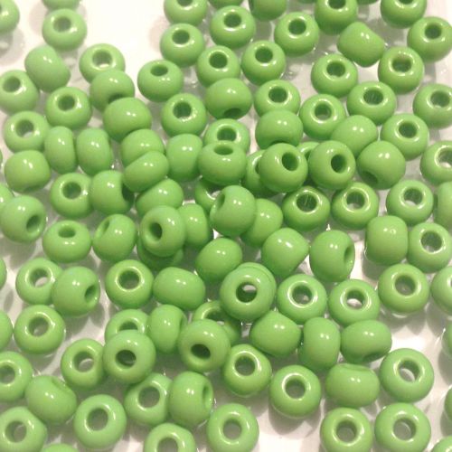 Rocaille 32/0 Czech seed beads - Matte Soft Green 53310 - 10 gram