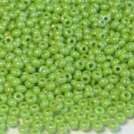 Rocaille 11/0 Czech seed beads - Light Olive Green luster AB 54310 - 10 gram