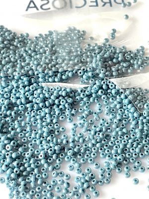 Koraliki Rocaille 11/0 Czech seed beads - Opaque Sfinx Blue Steel  col. 33025 - 10 gram